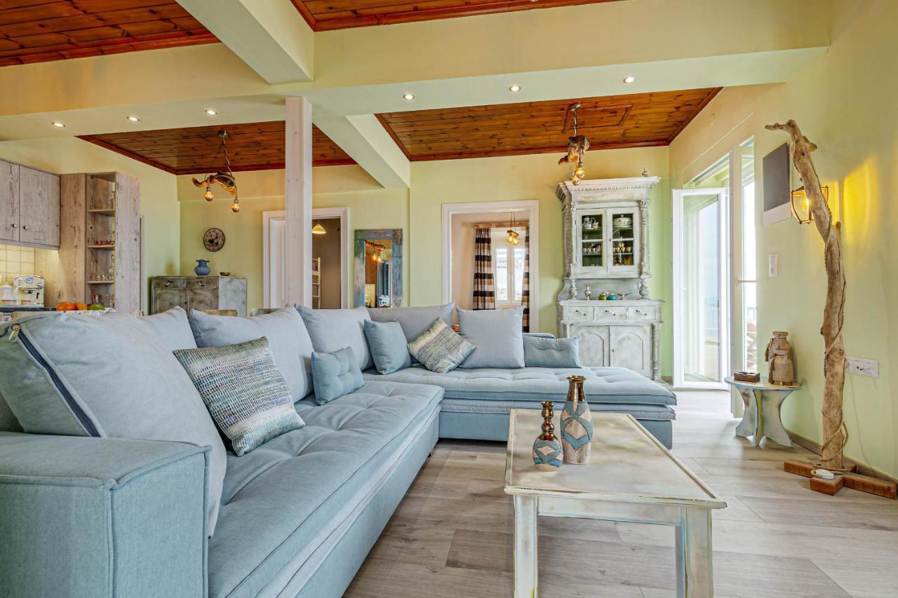 Villa Orizontas Corfu, Private Villa With Breathtaking Views Loutses エクステリア 写真