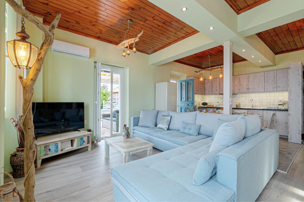 Villa Orizontas Corfu, Private Villa With Breathtaking Views Loutses エクステリア 写真