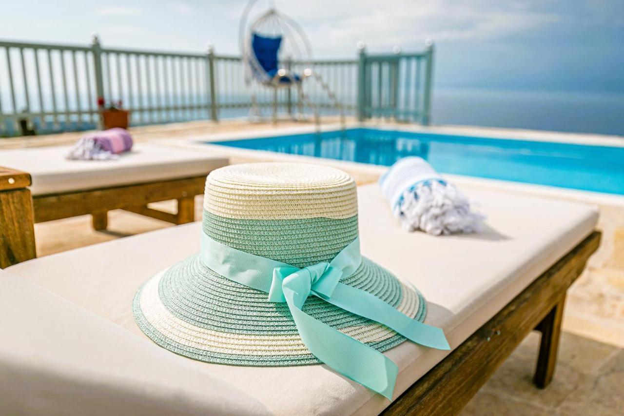 Villa Orizontas Corfu, Private Villa With Breathtaking Views Loutses エクステリア 写真
