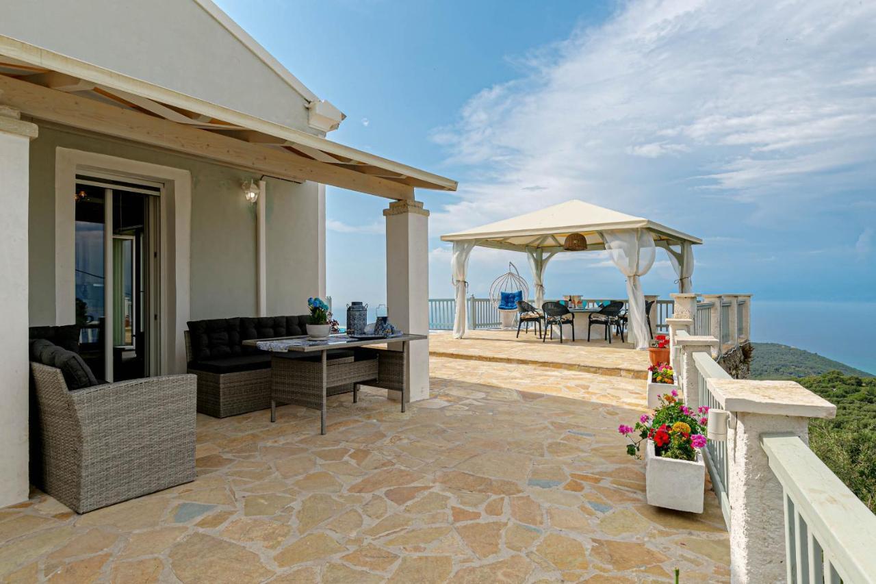 Villa Orizontas Corfu, Private Villa With Breathtaking Views Loutses エクステリア 写真